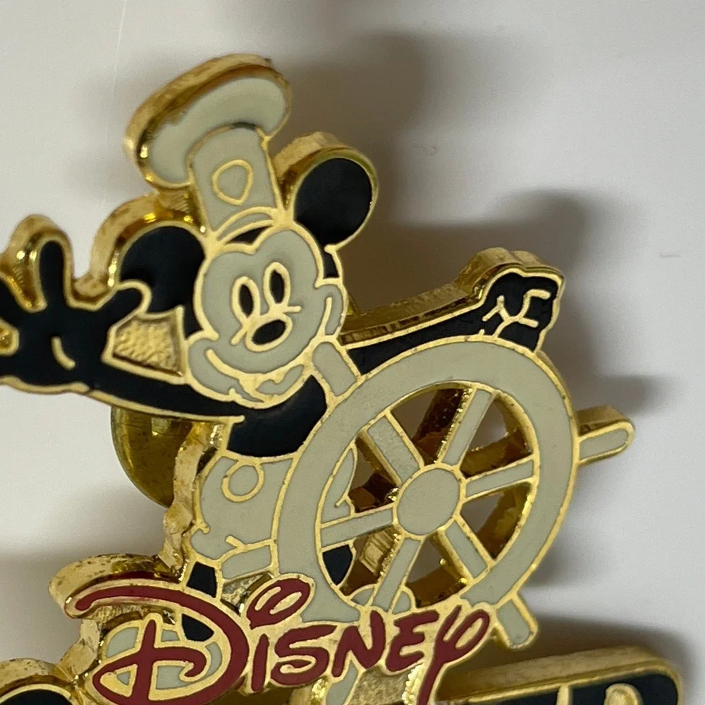 Limited Edition 5000 Disney Magic Cruise Wonder Pin Steamboat Mickey Vintage
